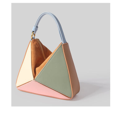 Bolsa Tote Convertible con Diseño Geométrico de Diamantes - Image 9