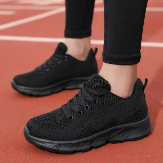 Tenis Deportivos Negros para Mujer - Malla Transpirable y Suela Acolchada - Image 7
