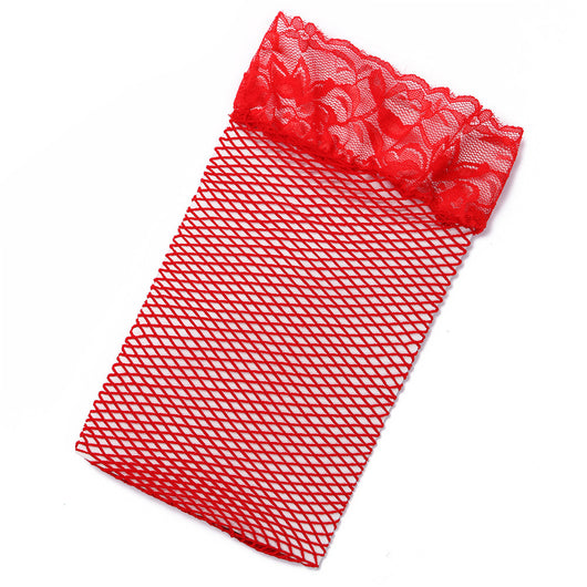 Conjunto de 4 Piezas: Liguero de Encaje, Medias de Malla y Ropa Interior Sensual - Image 11