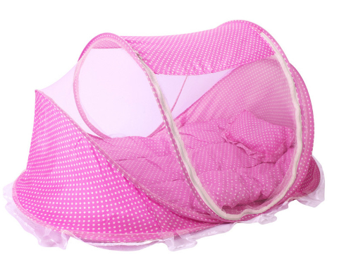 Red Mosquitera Plegable para Cuna de Bebé con Red de Almohada - Set de 2 Piezas - Image 10