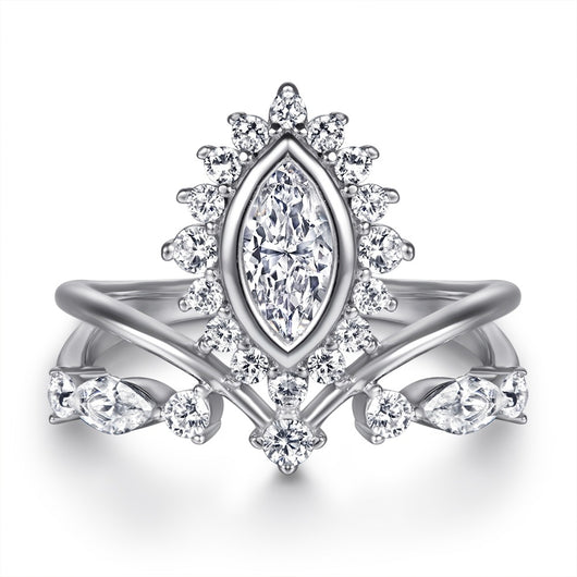 Anillo de Plata 925 con Circonita Dan Exagerado y Brillante - Image 10