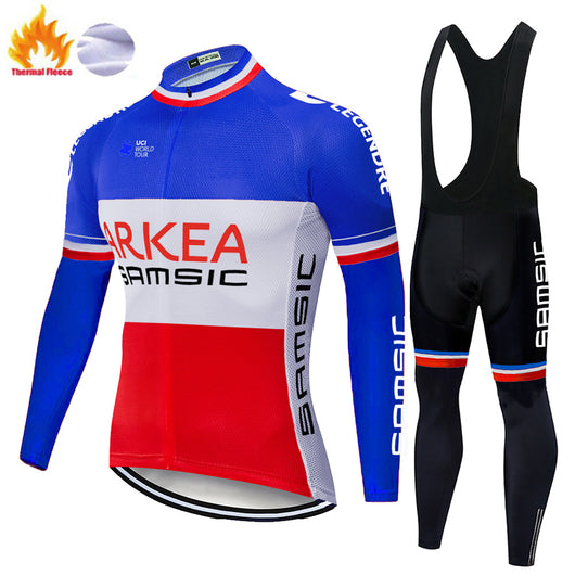 Jersey de Ciclismo Corto con Babero Térmico - Image 45