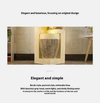Fuente de Agua Decorativa con Humidificador para Sala de Estar - Image 32