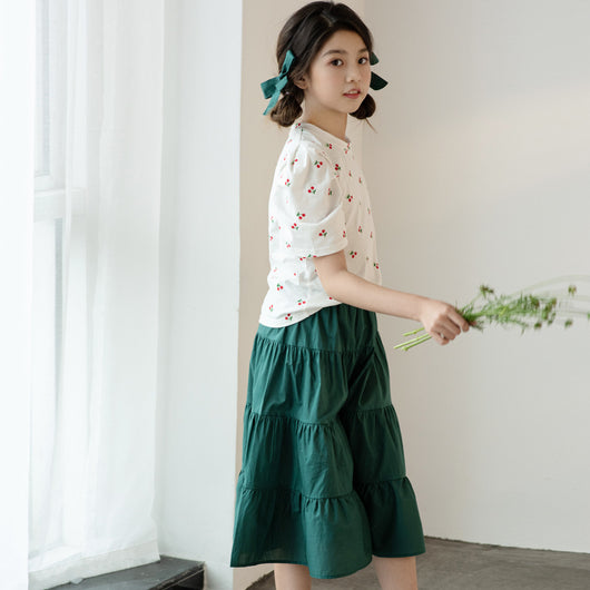 Conjunto de Culotes Morandi para Niñas y Adolescentes - Estilo Coreano Casual - Image 19