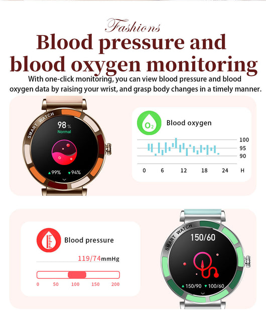 Reloj Inteligente H20 para Mujer con Llamadas Bluetooth HD - Image 33