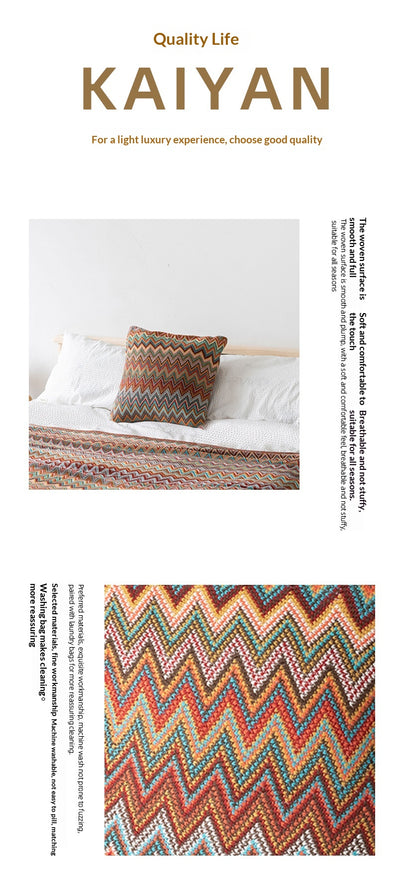 Cojín Bohemio Étnico Decorativo para Cama - Image 9