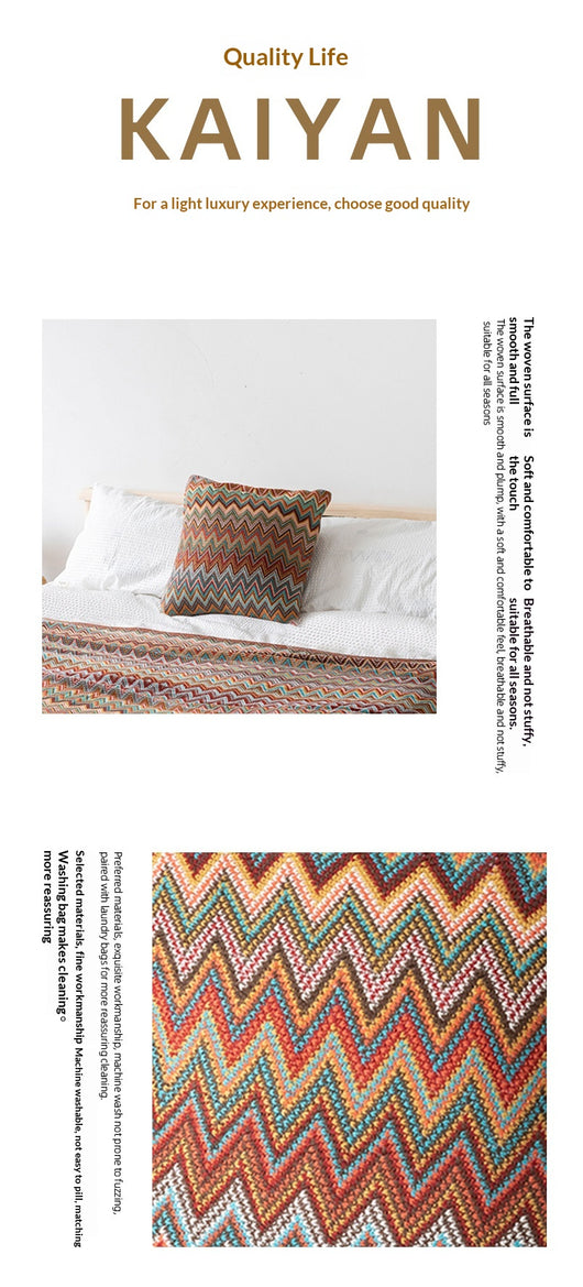 Cojín Bohemio Étnico Decorativo para Cama - Image 9