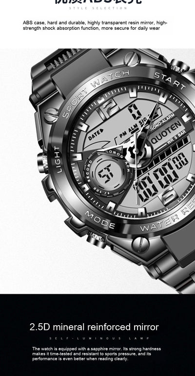 Reloj Deportivo Multifunción Resistente al Agua con Tecnología Quartz - Image 14