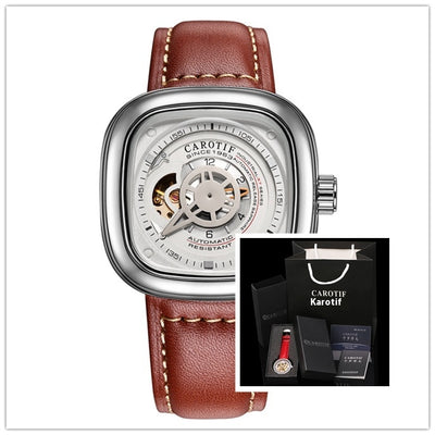 Reloj Mecánico Automático Cuadrado Hueco para Hombre - Estilo Hot Blast Dunk - Image 16