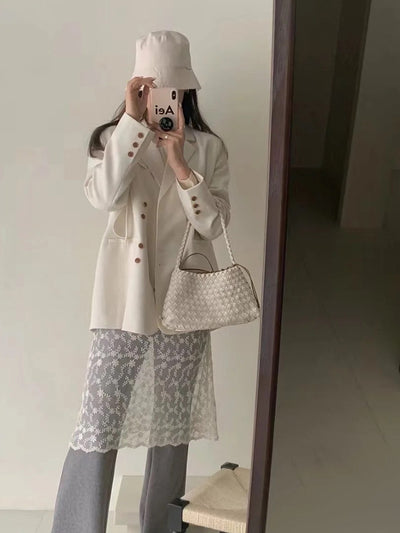 Bolso Tejido de Cuero Auténtico para Mujer - Bandolera Minimalista - Image 32