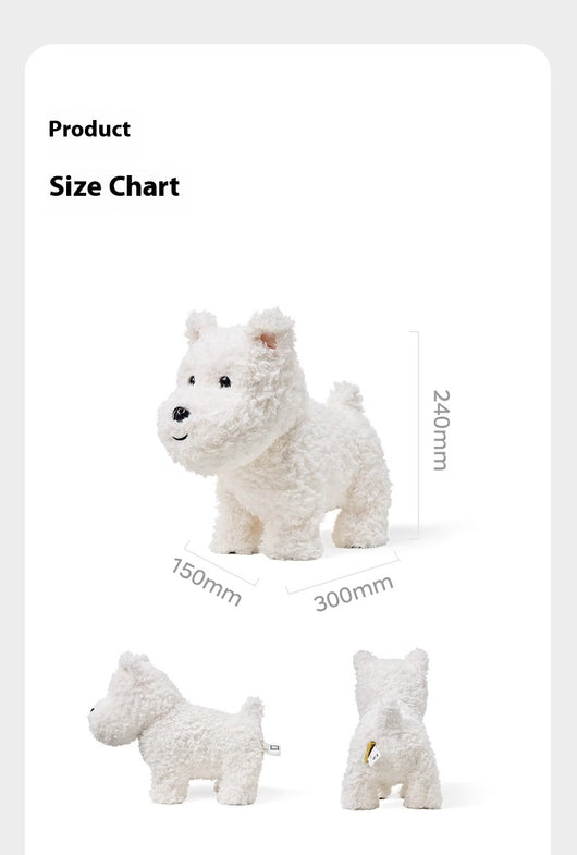 Peluche Cachorro West Highland - Caja Regalo Ideal para Bebés - Image 6
