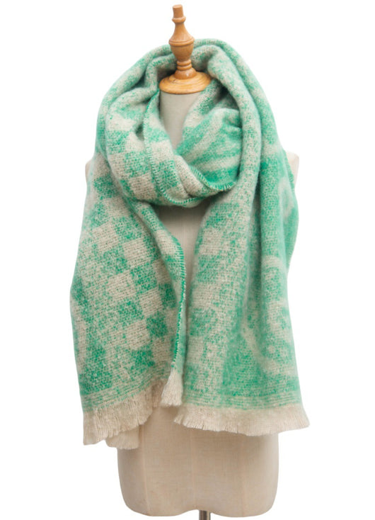 Bufanda Cuello Cálido Estampado Paisley Jacquard Unisex - Image 31