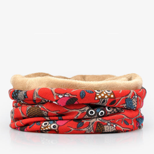 Gorro Reversible Unisex con Estampado de Búho - Dual Use para Ciclismo y Moda - Image 2