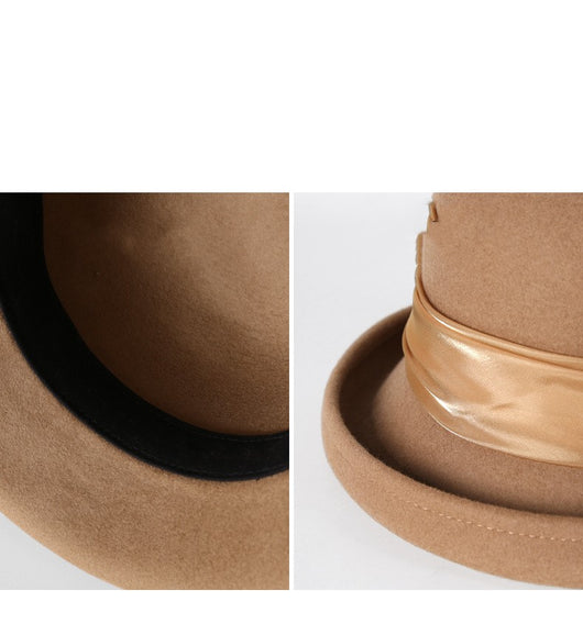Gorro Balde Retro de Lana - Estilo Versátil para Otoño e Invierno - Image 16