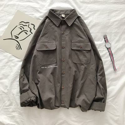 Camisa Suelta y Desenfadada con Forro de Red - Estilo Urbano Moderno - Image 7
