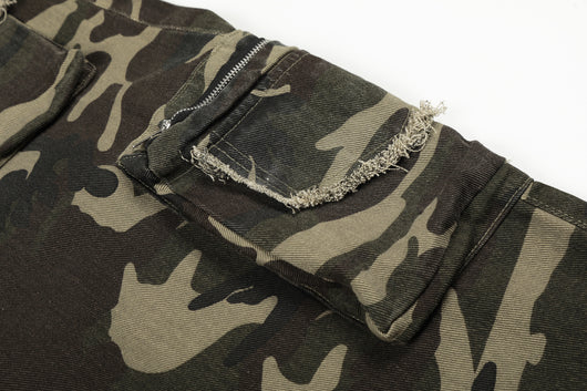 Pantalones de Trabajo Camuflaje Algodón Corte Recto para Hombre - Image 12