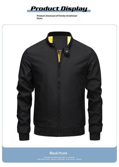 Chaqueta para Hombre Cuello Alto Otoño - Image 12