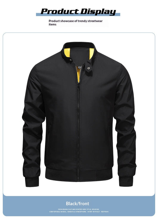 Chaqueta para Hombre Cuello Alto Otoño - Image 12