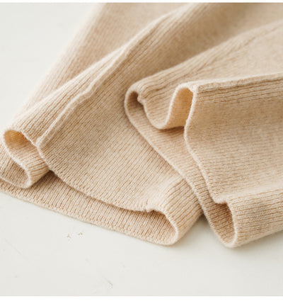 Pantalones de Lana Pura Cintura Alta Invierno - Harem Rectos Abrigados - Image 12