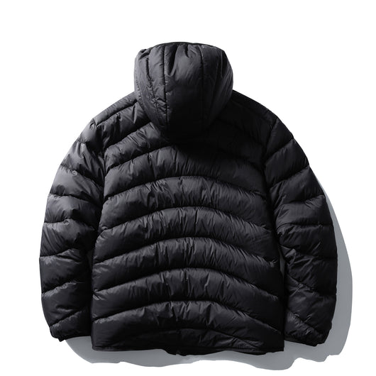 Chaqueta Acolchada con Capucha de Plumón de Pato Blanco - Image 19