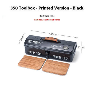 Caja de Herramientas para Camping Outdoor con Compartimentos y Stickers - Image 16