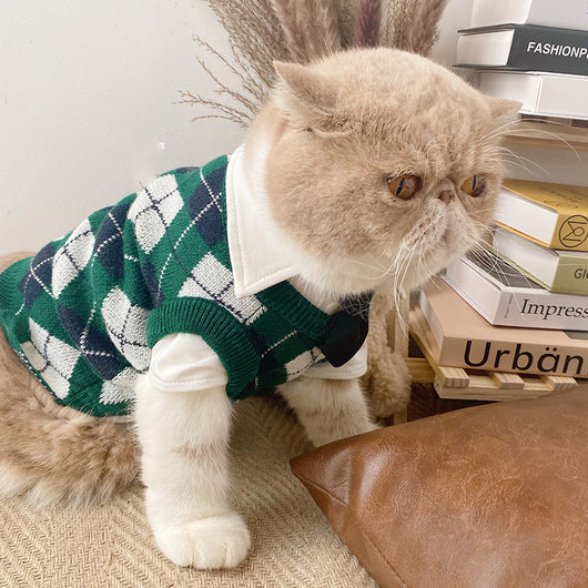 Suéter de Cuadros Británicos para Mascotas - Colección Primavera - Image 11