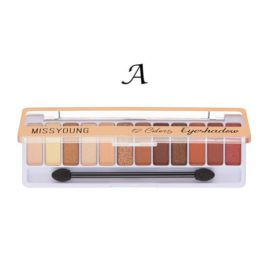 Paleta de Sombras Perladas Mate Anti-Transferencia - Image 14
