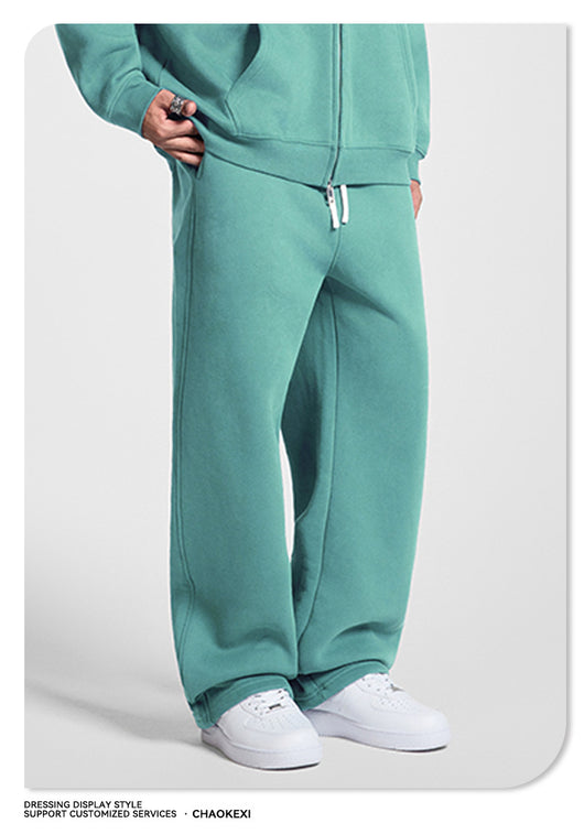 Pantalones Deportivos Holgados para Hombre - Diseño Liso y Cómodo - Image 36