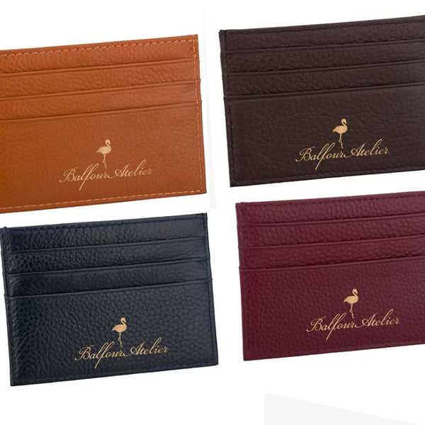 Cartera de Cuero Premium Antimagética con Protección RFID para Documentos