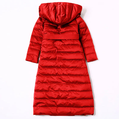 Chaqueta Acolchada con Capucha y Parches de Encaje para Mujer - Image 12