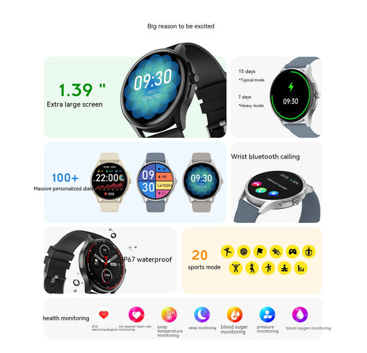 Reloj Inteligente con Monitoreo de Glucosa sin Invasión - Image 19