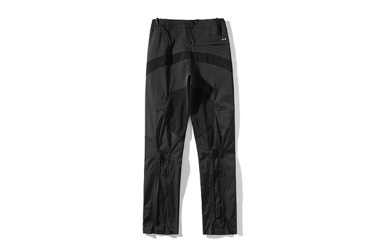 Pantalones Casuales con Cierre Trasero y Costura de Nylon - Image 2
