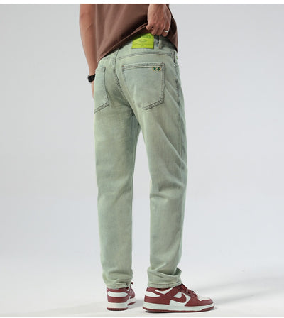 Pantalones Vaqueros Stretch Nostálgicos Slim Fit para Hombre - Image 13