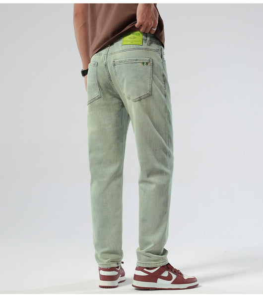 Pantalones Vaqueros Stretch Nostálgicos Slim Fit para Hombre - Image 13