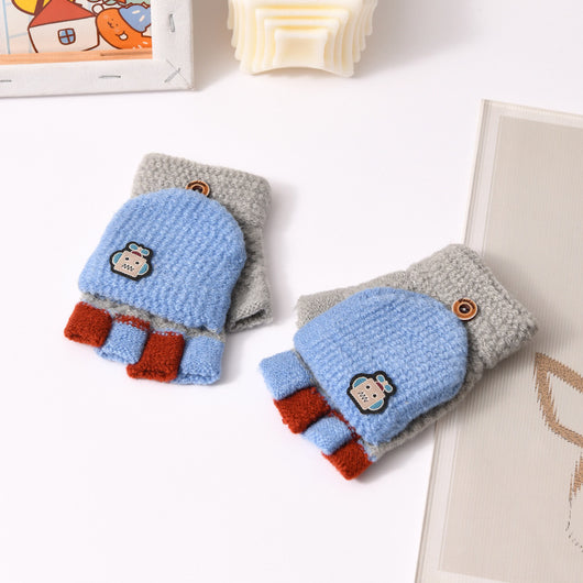 Guantes Tejidos Mitón Cálidos y Adorables para Niños - Image 4