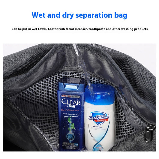 Bolsa Deportiva de Viaje con Compartimento Seco-Húmedo para Hombre - Image 4