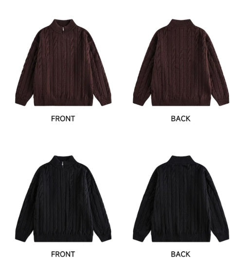 Suéter de Cuello Alto Casual para Hombre - Diseño Moderno y Versátil - Image 14