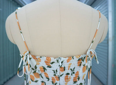 Vestido Vintage Francés con Estampado Clásico para Mujer - Image 12