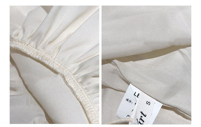 Camiseta Fresca con Volante de Loto - Diseño Elegante y Versátil - Image 12