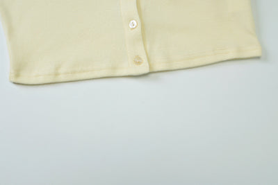 Cardigan Corto Casual de Botones - Blusa Manga Larga Versátil - Image 27