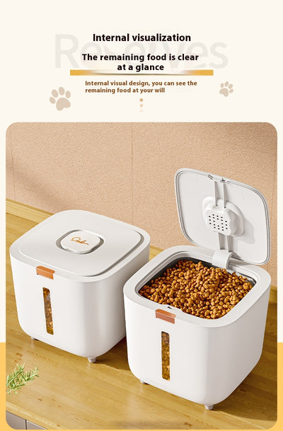 Barril de Almacenamiento Grande con Cierre Hermético para Alimentos de Mascotas - Image 7