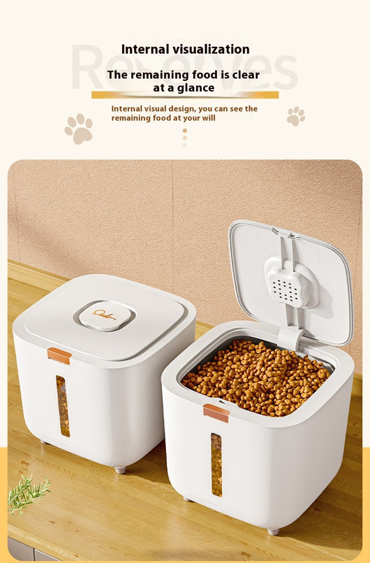 Barril de Almacenamiento Grande con Cierre Hermético para Alimentos de Mascotas - Image 7