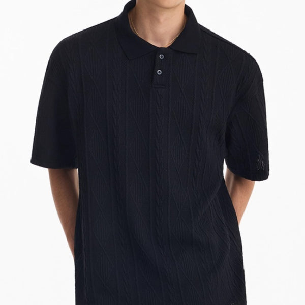 Polo Tejido Grueso para Hombre