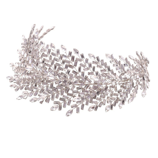 Diadema Nupcial con Cristales Brillantes - Joyería para Peinado de Novia - Image 3