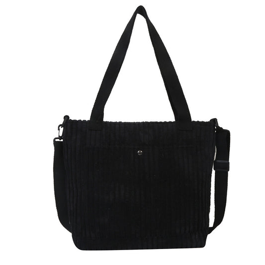 Bolso Bandolera de Pana con Gran Capacidad para Viajeros - Image 2