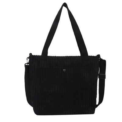 Bolso Bandolera de Pana con Gran Capacidad para Viajeros - Image 2