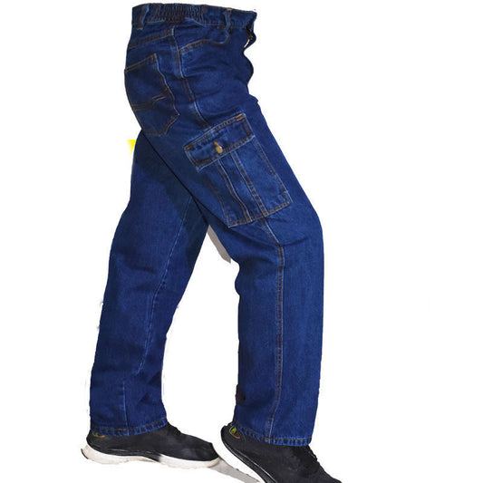 Pantalones de Trabajo Denim Reforzado Hombre - Resistentes y Duraderos