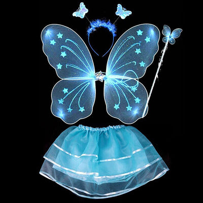 Vestido de tres piezas con alas de mariposa - Image 9