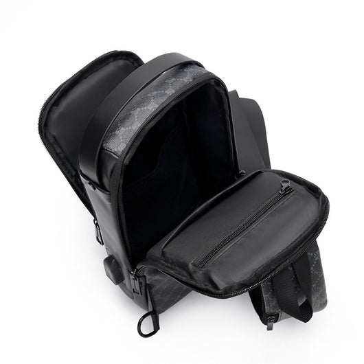 Bolsa Mensajera de Pecho con Cierre de Contraseña para Hombre - Image 10