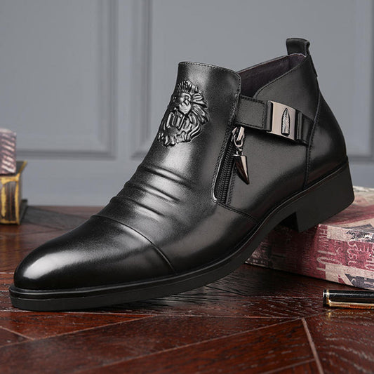 Botas Vaqueras para Hombre con Tacón Herradura y Grabado Reversible - Image 2